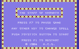The Staff Of Karnath screenshot 3 for Commodore 64